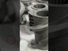 Twin-screw extruder schroefelementen klaar voor verzending