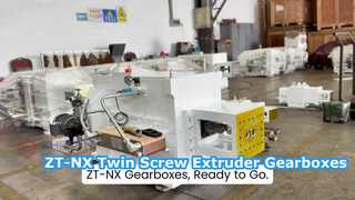 ZT-NX Extruder-versnellingsbakken met dubbele schroef Klaar voor verzending